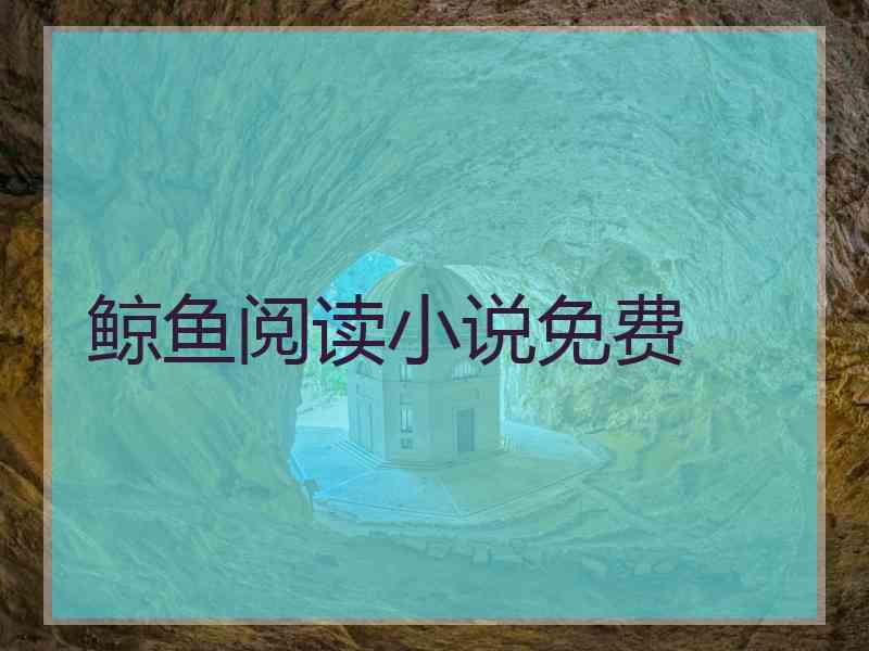 鲸鱼阅读小说免费