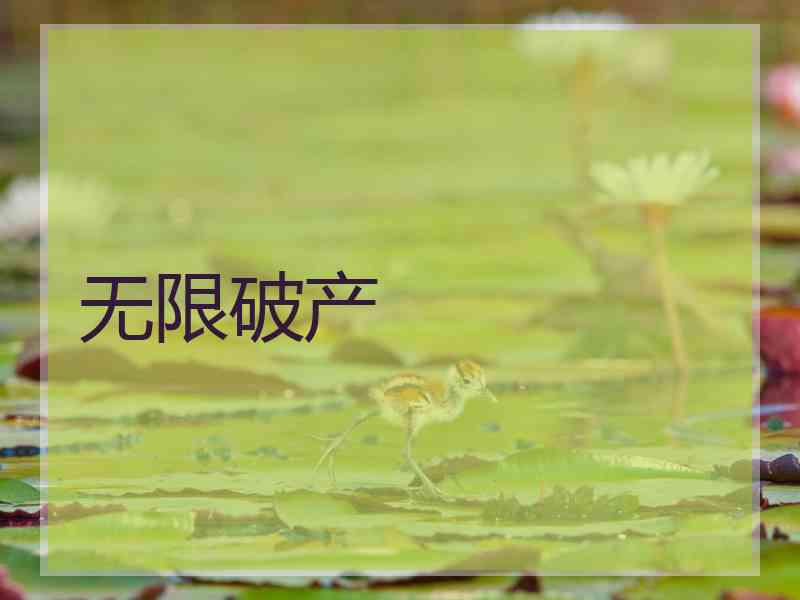 无限破产