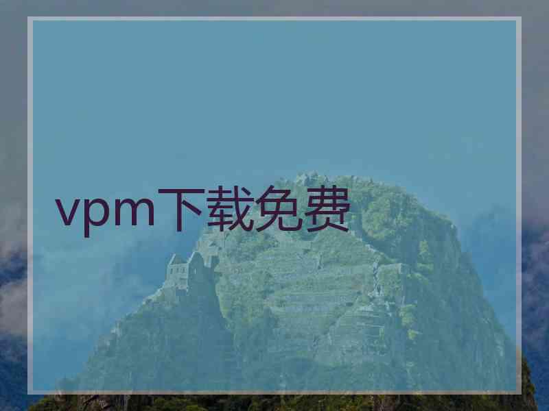 vpm下载免费