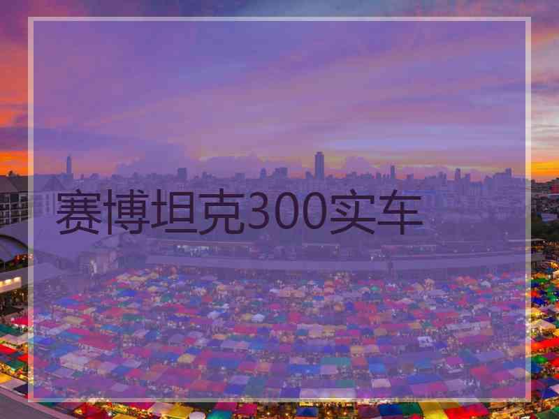 赛博坦克300实车