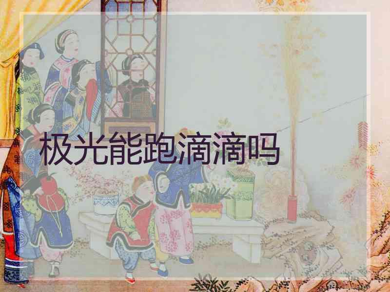 极光能跑滴滴吗