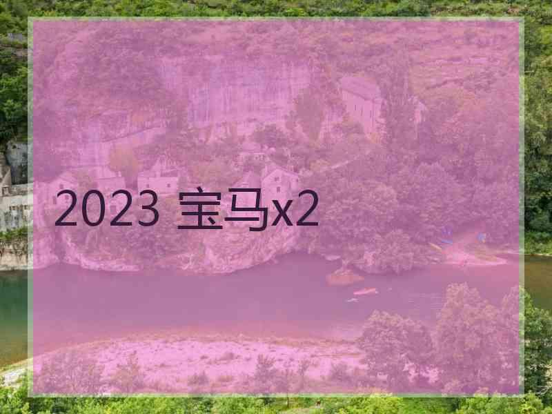 2023 宝马x2