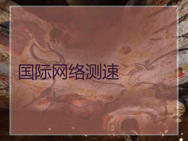 国际网络测速