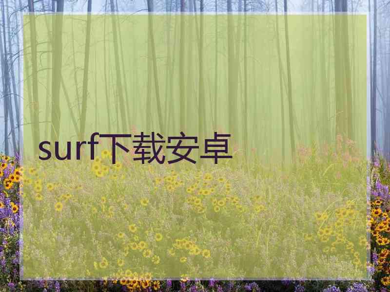 surf下载安卓