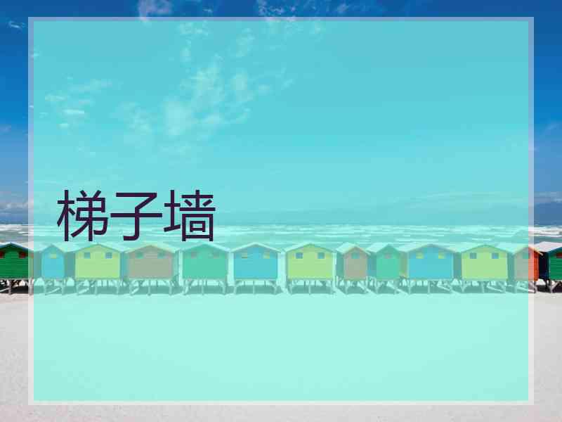 梯子墙