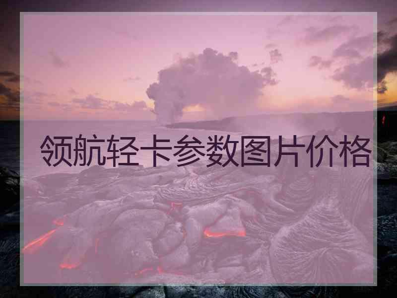 领航轻卡参数图片价格