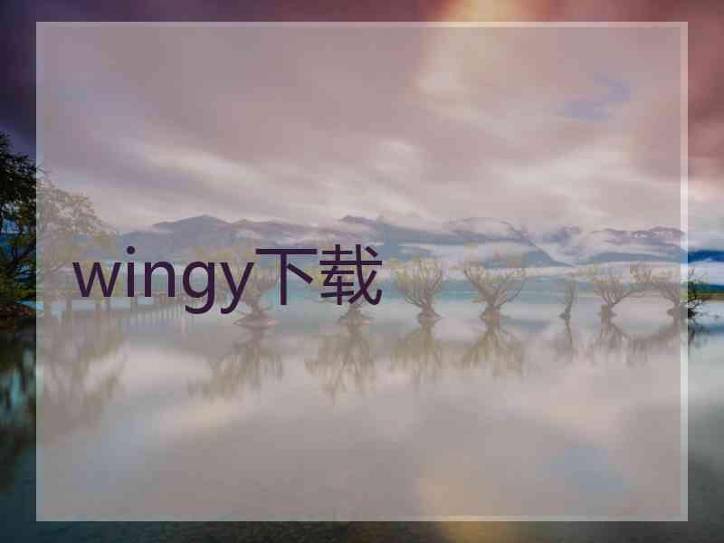 wingy下载