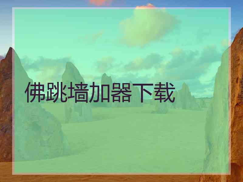 佛跳墙加器下载