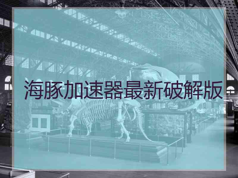 海豚加速器最新破解版
