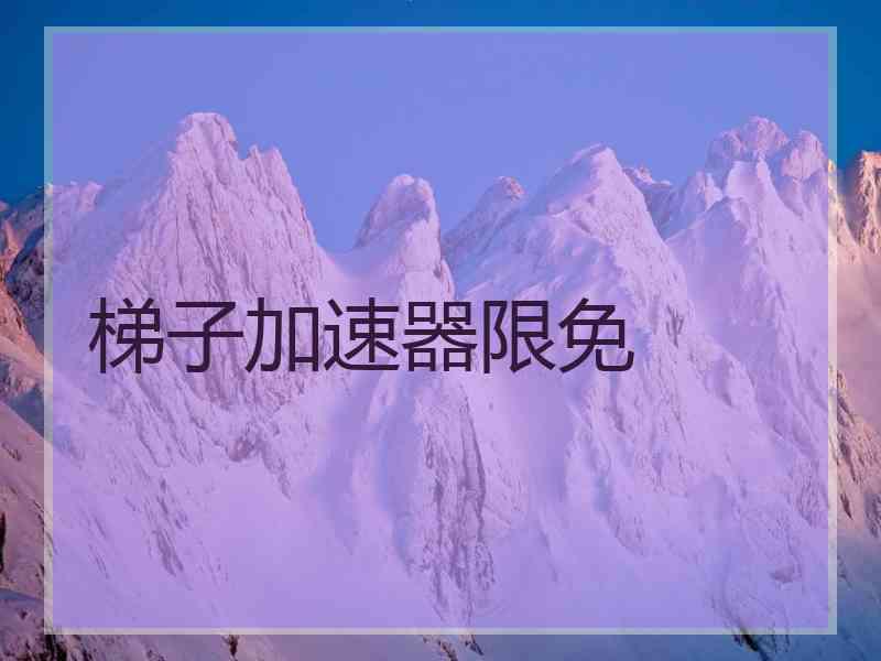 梯子加速器限免