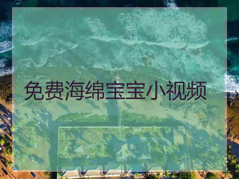 免费海绵宝宝小视频