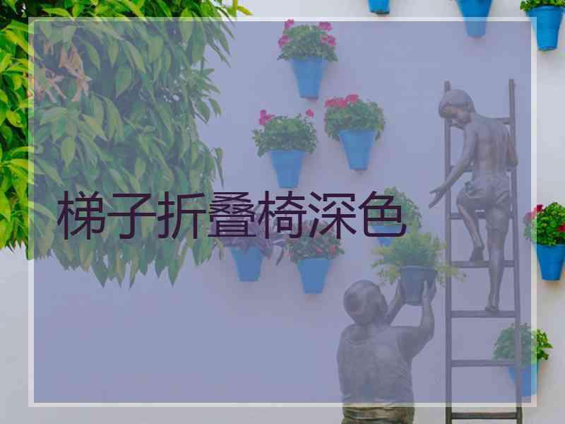 梯子折叠椅深色
