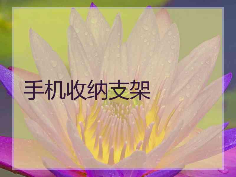 手机收纳支架