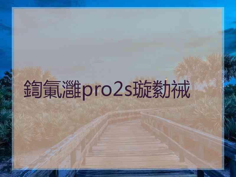 鍧氭灉pro2s璇勬祴