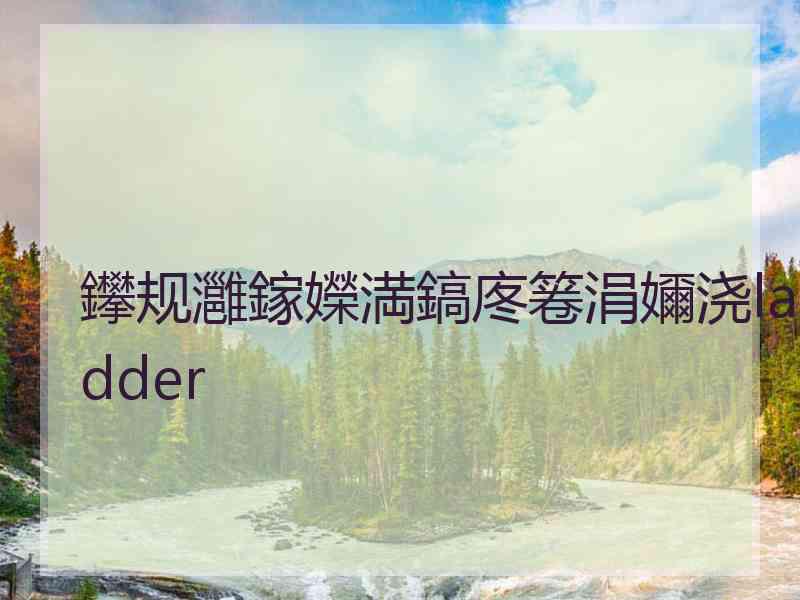 鑻规灉鎵嬫満鎬庝箞涓嬭浇ladder