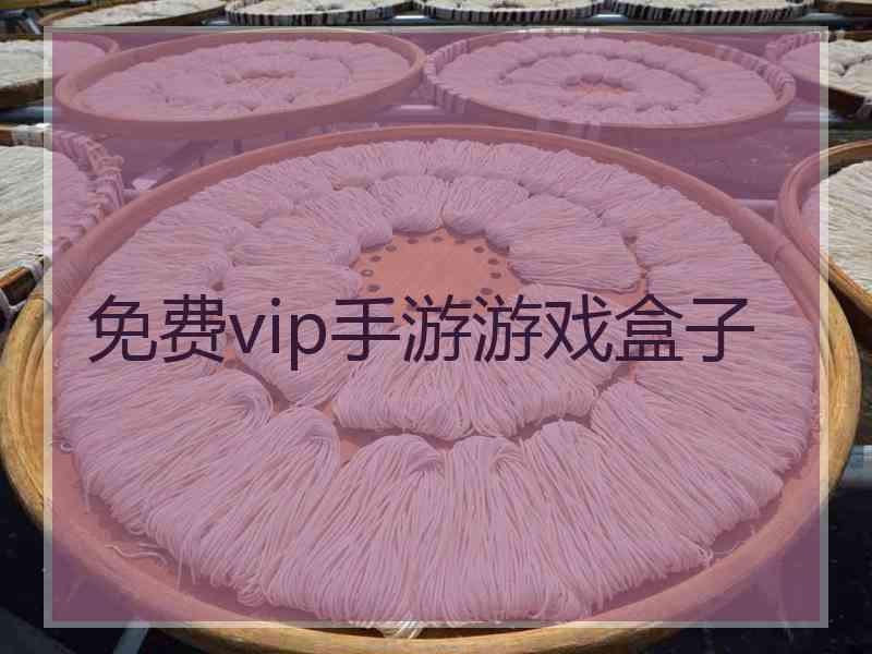 免费vip手游游戏盒子