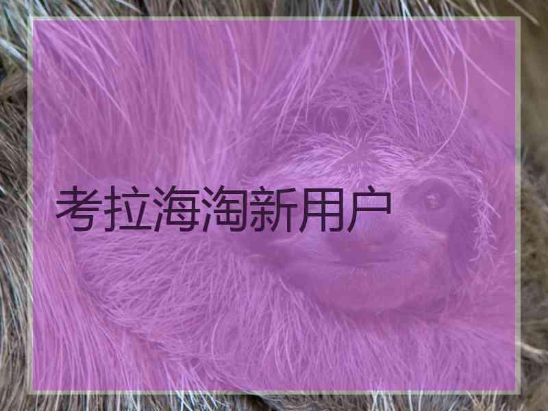 考拉海淘新用户