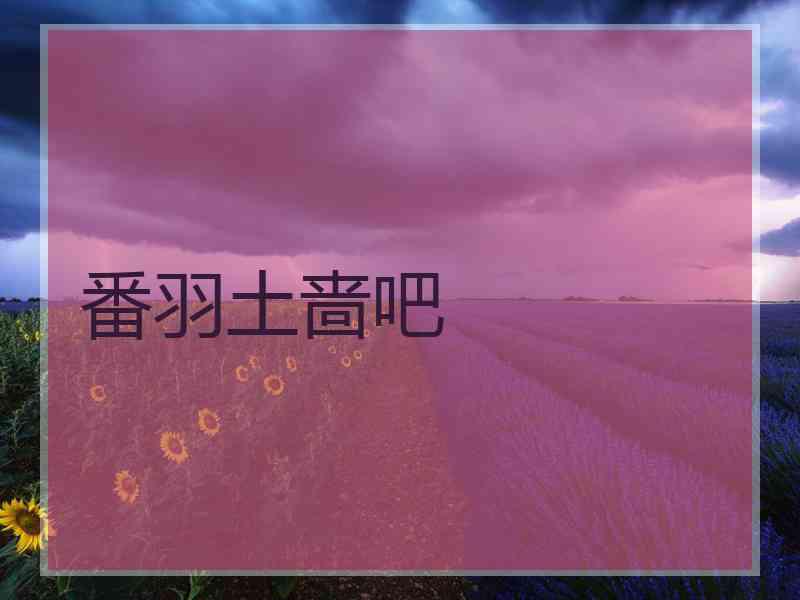 番羽土啬吧