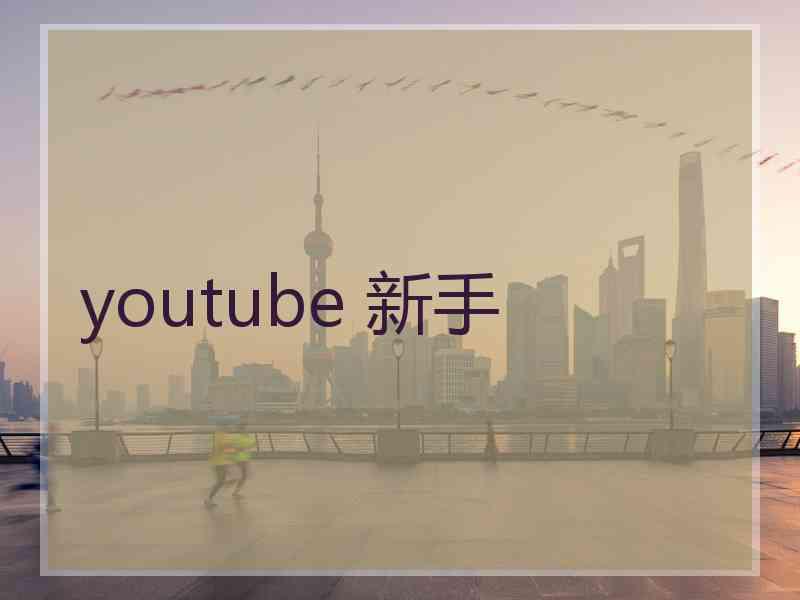 youtube 新手
