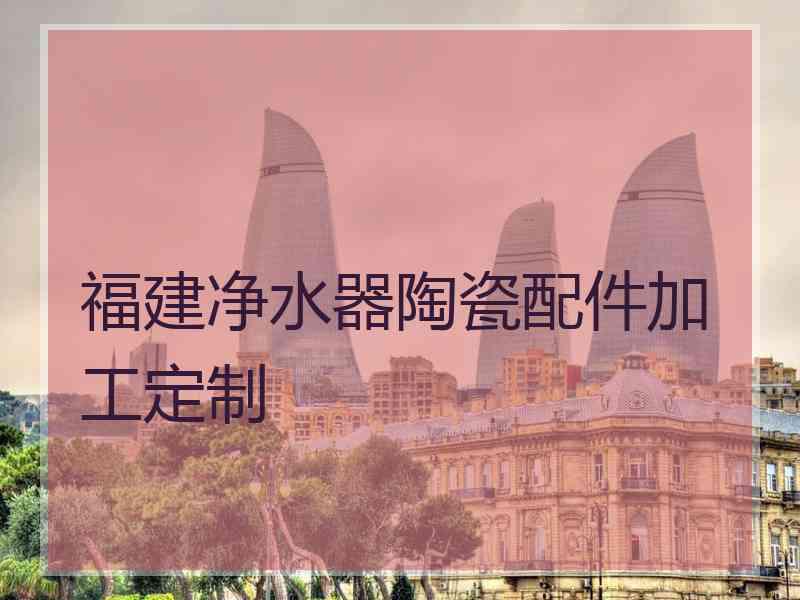 福建净水器陶瓷配件加工定制