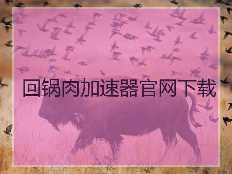 回锅肉加速器官网下载