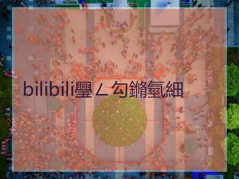 bilibili璺ㄥ勾鏅氫細