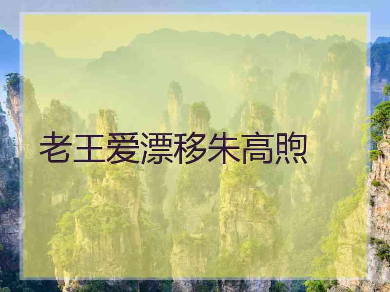 老王爱漂移朱高煦