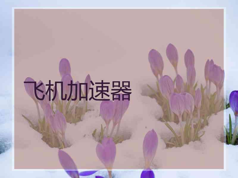 飞机加速器