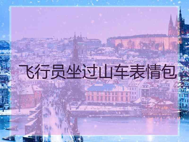 飞行员坐过山车表情包