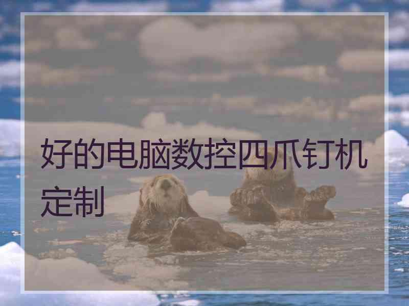 好的电脑数控四爪钉机定制