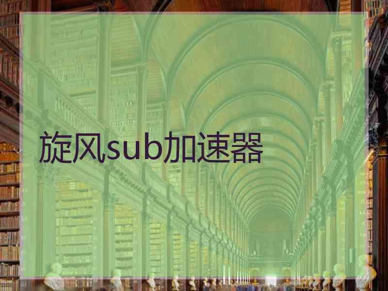 旋风sub加速器