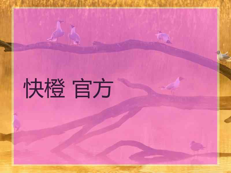 快橙 官方