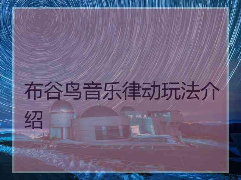 布谷鸟音乐律动玩法介绍