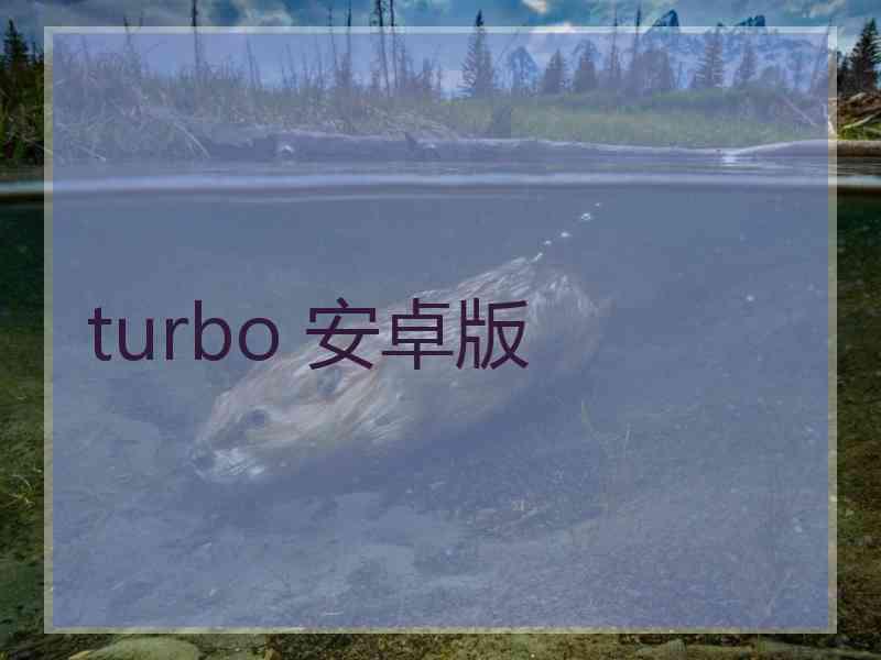 turbo 安卓版