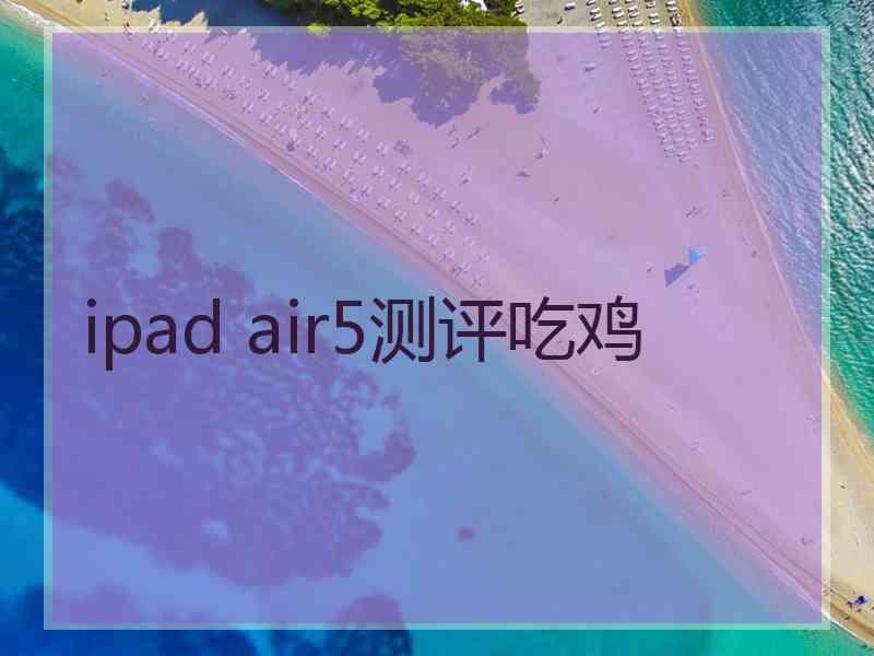 ipad air5测评吃鸡
