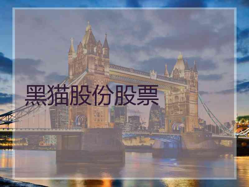 黑猫股份股票