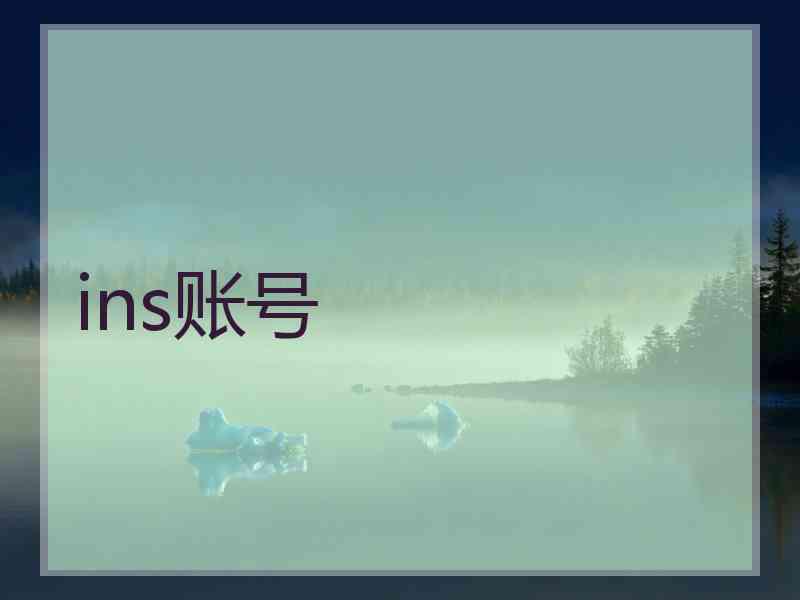ins账号