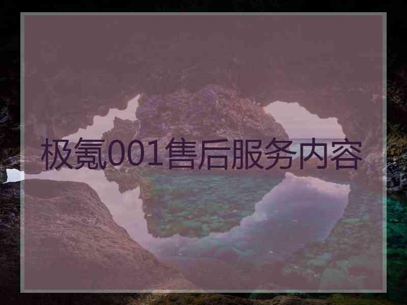 极氪001售后服务内容