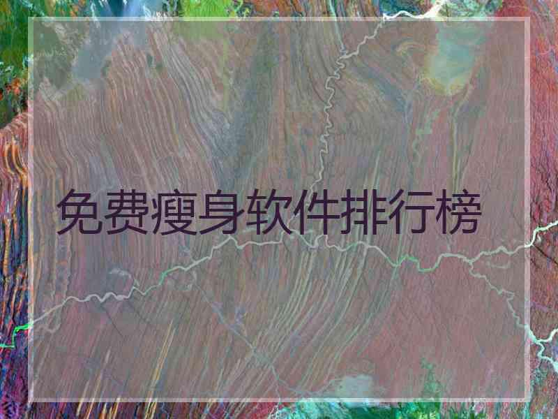 免费瘦身软件排行榜