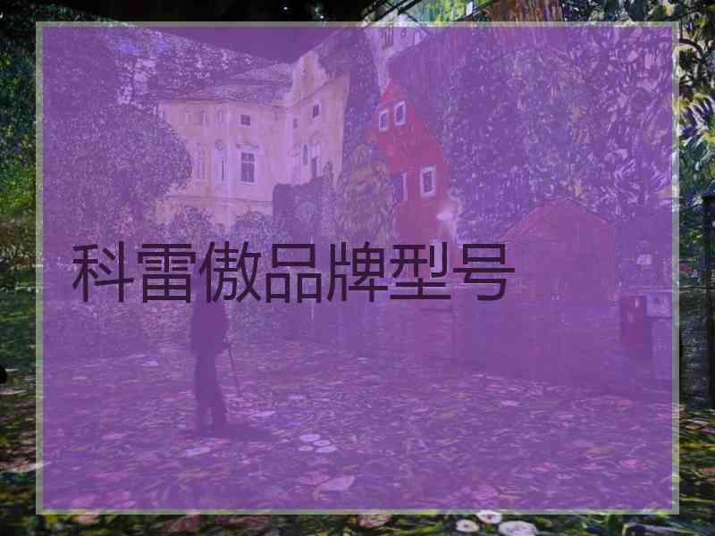 科雷傲品牌型号