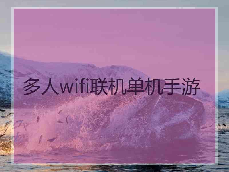 多人wifi联机单机手游