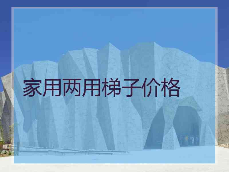 家用两用梯子价格