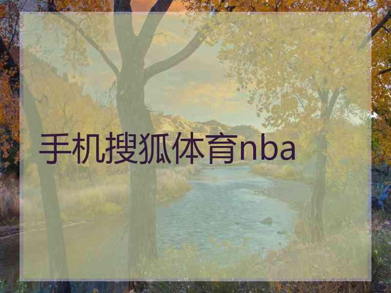 手机搜狐体育nba