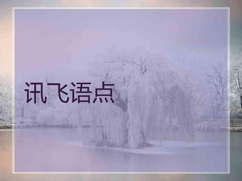讯飞语点