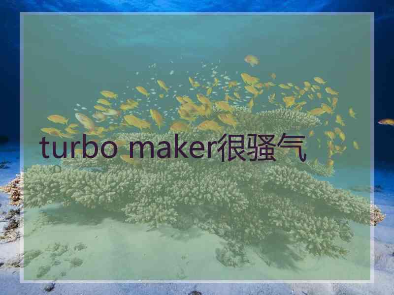 turbo maker很骚气