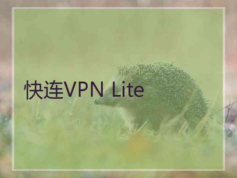 快连VPN Lite