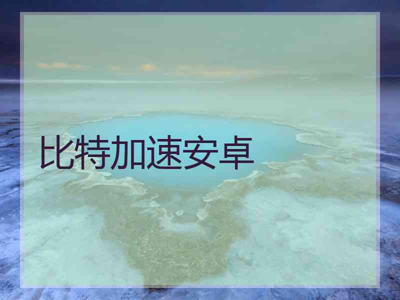 比特加速安卓