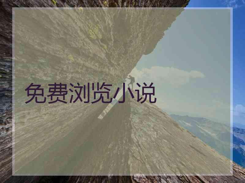 免费浏览小说