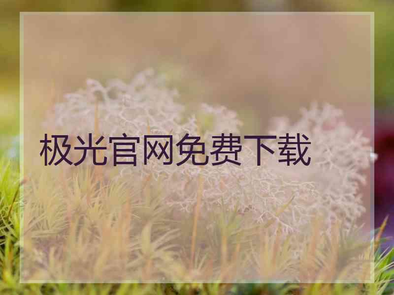 极光官网免费下载