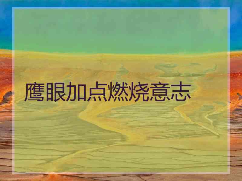 鹰眼加点燃烧意志